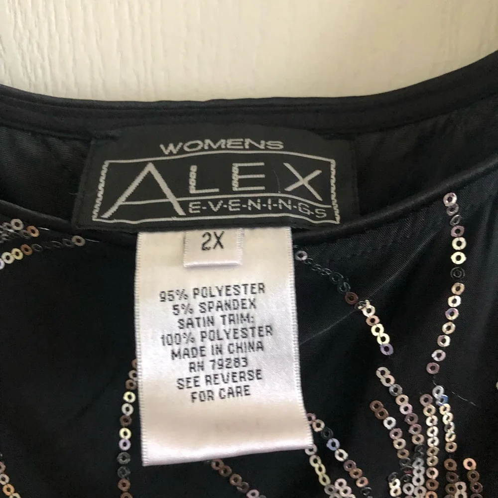 Alex Evenings Tank Top size 2x B17 - Picture 2 of 6